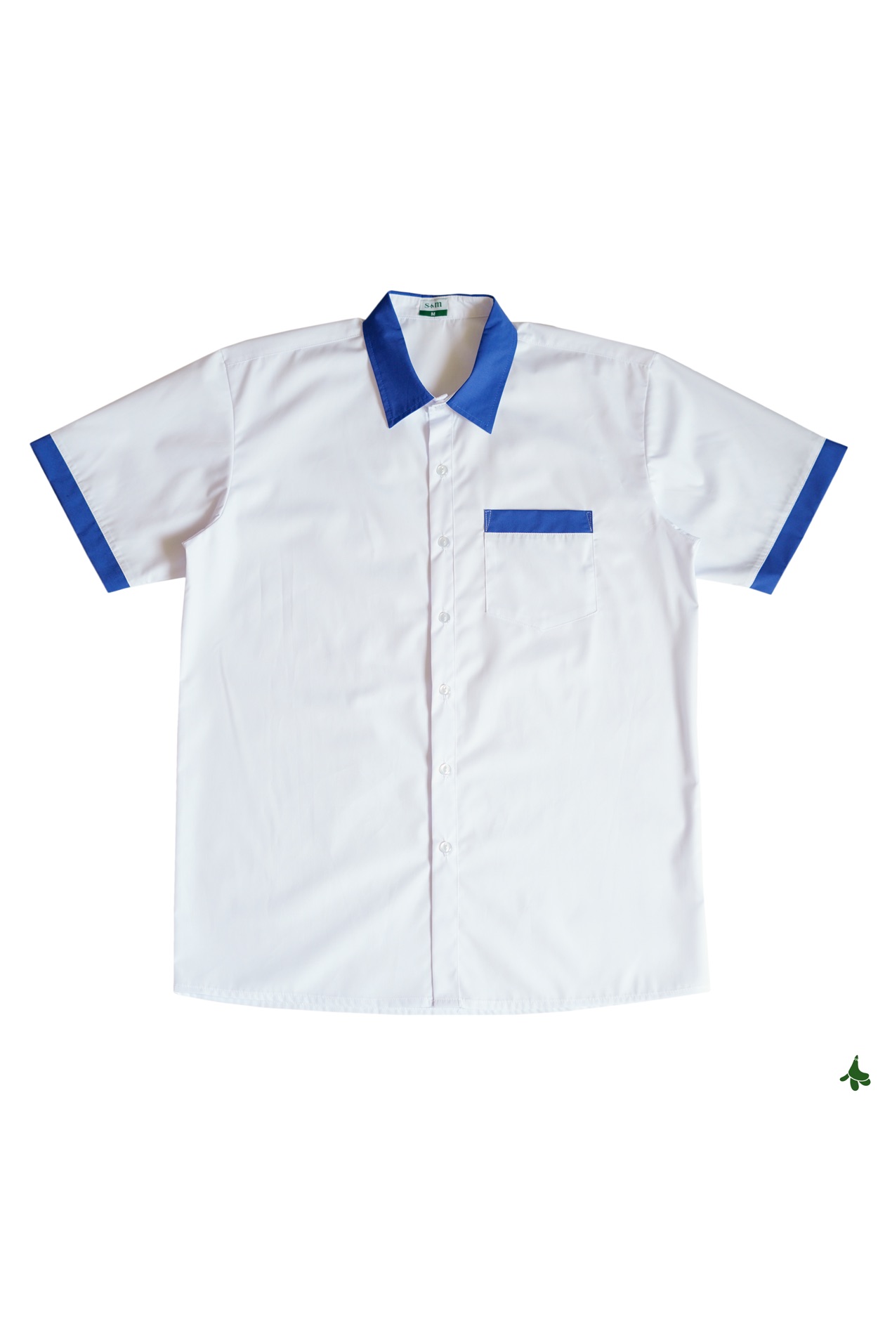 SPLT20-B-white DTD - Áo sơ mi nam